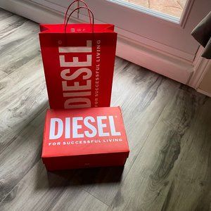 Diesel Shopping Bag and Shoe Box